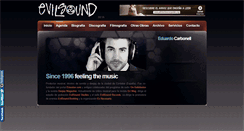 Desktop Screenshot of evilsound.com